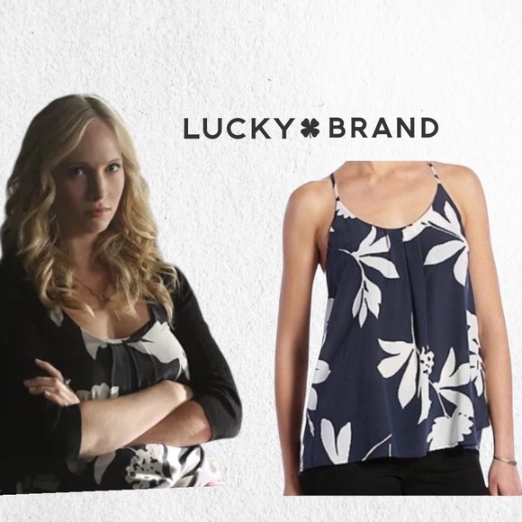 Lucky Brand Tops - Lucky Brand Tropical Floral Silk Blouse Small as Seen on Vampire Diaries